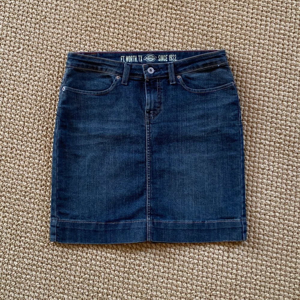 Dickies Denim MiniSkirt (size 4 - runs very large)
